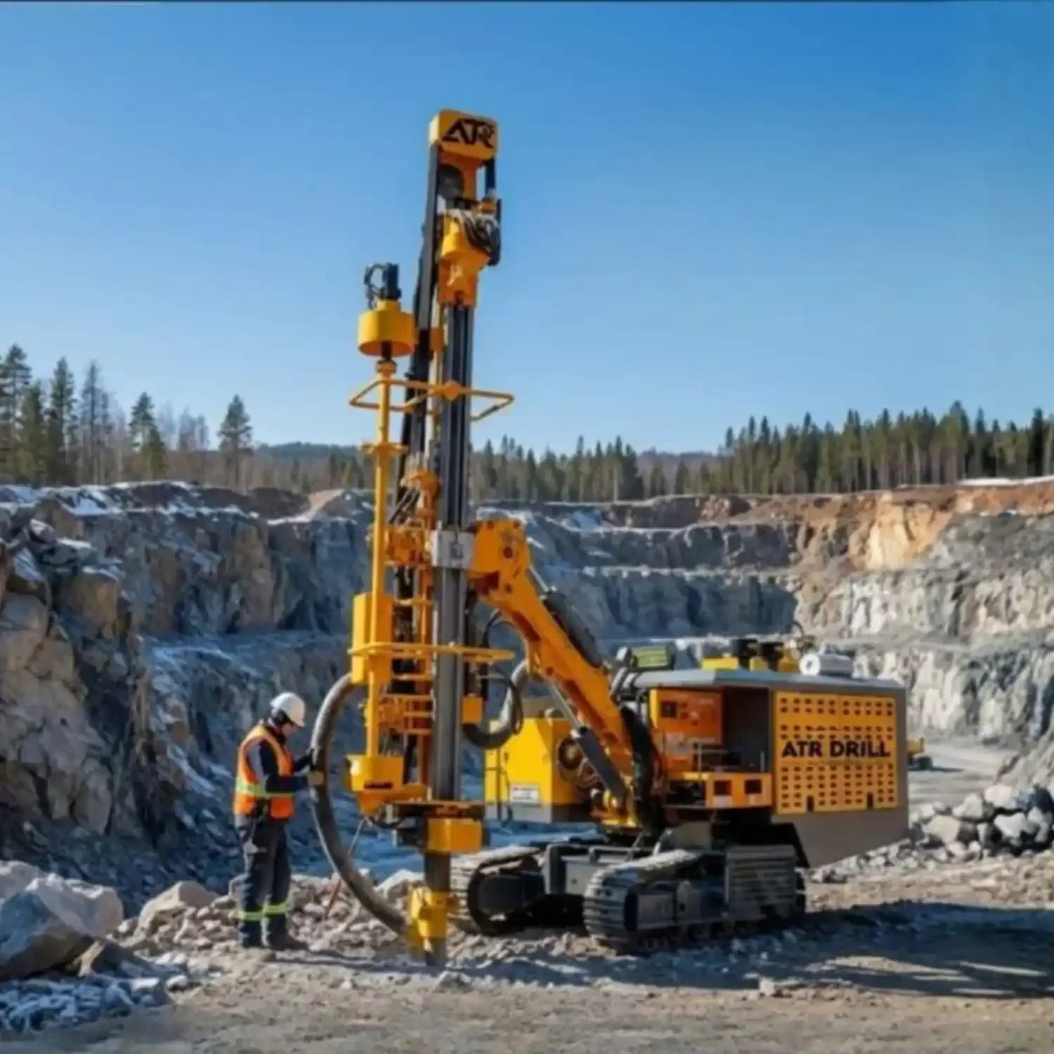 Blasting Machine For Top Hammer